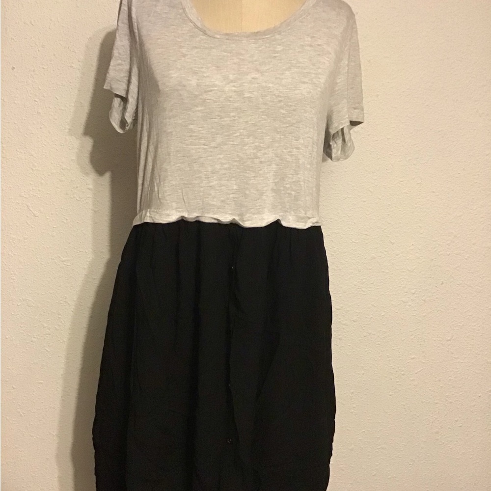 Cupio black/gray midi dress size large - Picture 3 of 6